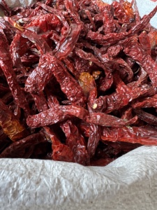 Chiles Rojos Secos de Alta Calidad Dev Namo, Forma Alargada, Especias Naturales Picantes, 500g, Larga Vida Útil, India - Product Image 2
