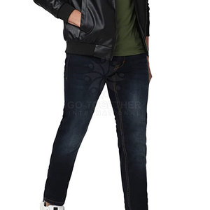 Pantalons en jean élégants, design classique, coupe slim, confortables pour un usage quotidien et un look décontracté, pantalons pour hommes - Product Image 5