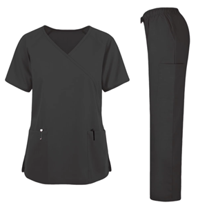 Custom Logo Women's High Quality Medical Nurse <b>Uniforms</b> <b>Scrubs</b> Sets Knitted Fabric Breathable Stretch Hospital Use - Product Image 6