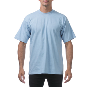 เสื้อยืดคอกลมแขนสั้นผ้าฝ้ายสีน้ำเงินสำหรับผู้ชาย ทรงปกติ ระบายอากาศได้ดี แห้งเร็ว ขายส่งราคาถูก - Product Image 6