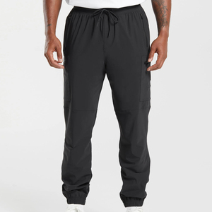 Pantalones Deportivos de Alta Calidad para Hombre, Corte Ajustado, Cintura Alta, para Entrenamiento Deportivo, Invierno, Casual, Moda, Suaves, Lisos, de Algodón Teñido - Product Image 1