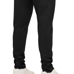 Pantalones Deportivos Negros de Corte Regular para Hombre, Pantalones de Entrenamiento Deportivos Ajustados, Elásticos, para Gimnasio - Product Image 6