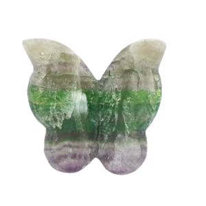 Natural Rainbow Fluorite 3D Butterfly Carving Handmade Feng Shui 1.5-2 Inch Polished <b>Crystal</b> Gemstone Decor Gift Wholesale - Product Image 4