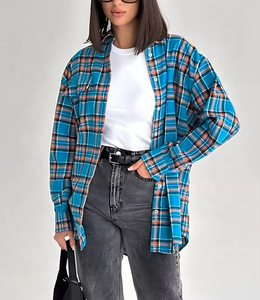 Camisa de Verano para Mujer, Casual, Holgada, con Estampado Floral, Botones, Manga Larga, de Lino con Tela No Tejida - Product Image 2