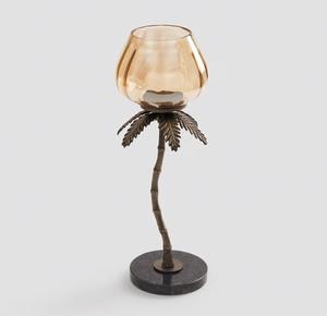 Luxury Tabletop Palm Tree <b>Candle</b> Holder Decorative Hurricane Centerpiece - Product Image 4
