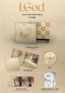 XLOV I, God มินิอัลบั้มชุดที่ 2 [เวอร์ชั่น G] โฟโต้บุ๊ค + ซีดี + โฟโต้การ์ด 2 ใบ + การ์ดข้อความแบบกระจก + ปกดิจิแพ็ค (SERVE) เพลงเคป๊อป - Product Image 2