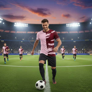 Camiseta de Fútbol de Manga Corta Transpirable de Alta Calidad para Hombre, Talla Grande, con Diseño y Logotipo Personalizados - Product Image 6