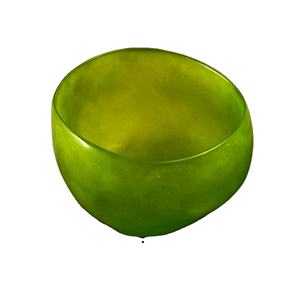 Bol décoratif en résine de fabrication artisanale de couleur verte polie de luxe, d'origine indienne, durable et écologique, pour une utilisation en fête - Product Image 1
