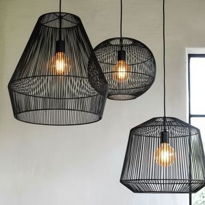 Abat-jour en rotin durable, vente en gros, fait main, éclairage suspendu écoresponsable, idéal pour café, restaurant, bar, maison et commerces de détail - Product Image 3