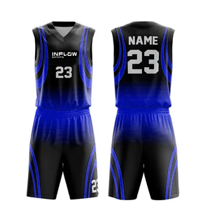 Maillots de basket-ball à prix avantageux, vêtements de basket-ball par sublimation, respirants, séchage rapide, maillots de basket-ball gris, uniformes - Product Image 3