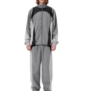 Nouveau design, logo personnalisé, veste anorak, veste de pluie coupe-vent, vestes en polyester tissé à blocs de couleurs pour hommes - Product Image 6