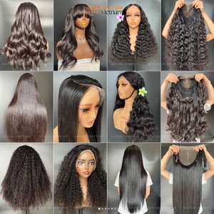 Perruques en dentelle HD pré-épilées 13x4, cheveux vierges vietnamiens, lisses et crépus, 12-30 pouces, cheveux Remy pour femmes, vente en gros - Product Image 3