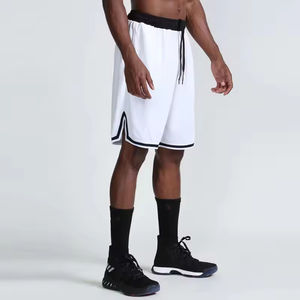 Pantalones Cortos Deportivos de Baloncesto Transpirables de Alta Calidad, 100% Poliéster, con Logotipo Personalizado, Estilo Urbano, Diseño Sólido Sublimado - Product Image 5