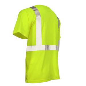 Wholesale <b>Hi</b> <b>Vis</b> <b>T</b>-<b>shirts</b> O-neck Work Clothing High Quality Lightweight Men's Short Sleeve Reflective Safety <b>T</b>-<b>shirts</b> - Product Image 3