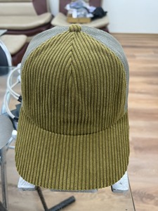 Wholesale Custom Two Tone Corduroy <b>Baseball</b> <b>Cap</b> Embroidery Logo <b>Caps</b> for Unisex High Quality Hats in Vietnam Factory - Product Image 4