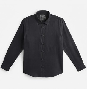 เสื้อเชิ้ตแขนยาวสีพื้นสำหรับผู้ชาย Enovate ผ้าทอระบายอากาศสบายๆ สีเบจ ผ้าลินิน ตะเข็บเย็บแบบไร้รอยต่อ เหมาะสำหรับฤดูร้อน - Product Image 4