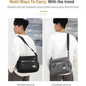 Borsa a Tracolla Impermeabile Grande per Donna, Leggera e Casual, Porta Laptop con Design Elegante per Uomini e Donne - Product Image 3