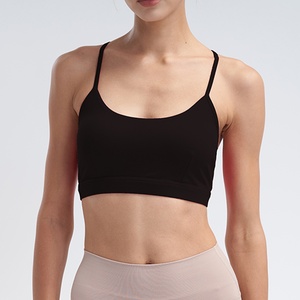 Ensemble 2 pièces OEM personnalisé avec soutien-gorge de sport halter à lacets sur le devant et taille haute, et leggings de fitness/yoga compressifs froncés, grandes tailles - Product Image 5