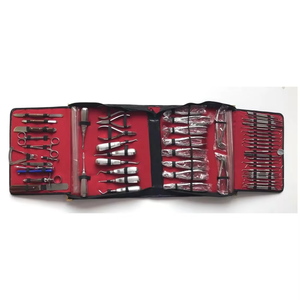 DIVIED INTERNATIONAL Kit de 61 Piezas de Instrumentos Manuales para Extracción y Cirugía Dental, Elevadores y Pinzas, Modelo DI-BLS-0006 - Product Image 1