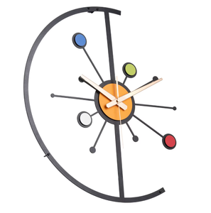 Grande Horloge Murale de Haute Qualité en Noir Argent Design Traditionnel Classique Ferme Style Shabby Chic Chambre Décoration Murale - Product Image 5