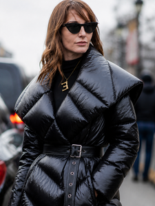 OEM Custom Logo Winter Extremely Warm Long Line <b>Puffer</b> Quilted <b>Yellow</b> <b>Jacket</b> Women Hooded Coat Waterproof Windproof Outerwear - Product Image 5
