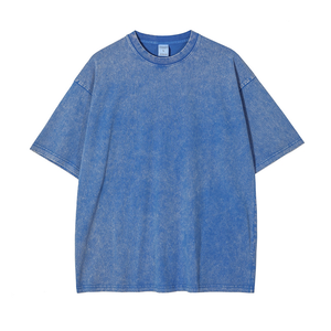 เสื้อยืดวินเทจผู้ชายทรงปกติ ไหล่ตก พิมพ์ลายเบาๆ ผ้าฝ้าย 100% เป็นมิตรกับสิ่งแวดล้อม ระบายอากาศได้ดี เหมาะสำหรับออกกำลังกาย - Product Image 6