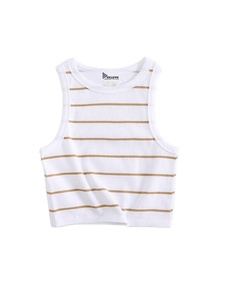 Camiseta sin mangas elástica personalizada de poliéster y elastano para gimnasio, fitness, ropa deportiva flexible para mujer, chaleco de entrenamiento al por mayor - Product Image 1