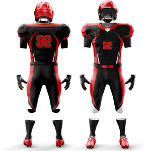 Maillot de football américain OEM 2026 pour hommes, à manches courtes, avec pantalon rembourré, uniforme d'équipe de rugby - Product Image 1