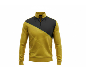 Breathable Sublimation Quarter Zip <b>Jacket</b> Manufacturer <b>Men</b> Women Youth Sportswear Quick Dry Team <b>Pullover</b> - Product Image 4