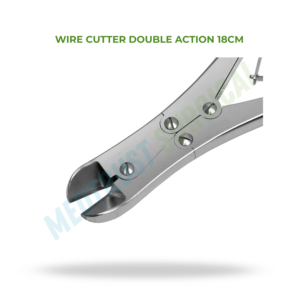 Cortador de Alambres de Doble Acción de 18 cm, Instrumento Quirúrgico Ortopédico para Cortar Alambres - Product Image 2