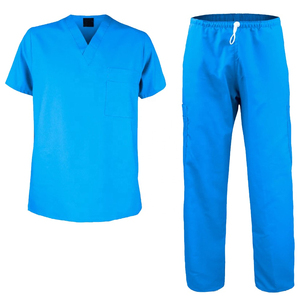 Nouveaux ensembles de blouses médicales tendance, durables, très demandés, à col montant et manches courtes, uniformes pour hôpitaux - Product Image 1