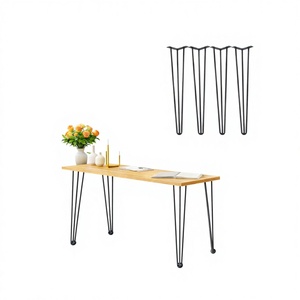 40" Hairpin <b>Table</b> <b>Legs</b> 4pcs Industrial Heavy Duty Steel Metal Desk <b>Legs</b> Dining Coffee <b>Table</b> Base DIY Furniture EDPTBL022 - Product Image 1