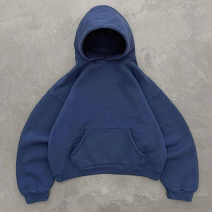 Conjunto Deportivo Holgado de Gran Tamaño, Sudadera de Felpa de Algodón de 500 g/m² y Pantalones Deportivos Holgados, Ropa Deportiva Informal de Estilo Hip Hop - Product Image 5