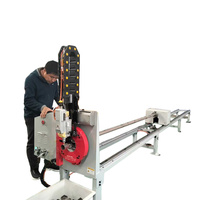Machine de découpe laser à fibre CNC 2000W pour tubes carrés, ronds et galvanisés, découpeuse laser industrielle pour métaux