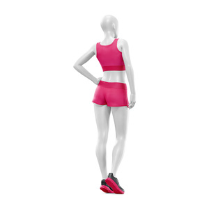 Custom Women's Sports Ribbed Yoga Set Shockproof Bra High Elastic Waist Letter Pattern Shorts 2 piece Breathable Yoga Wear - Product Image 6