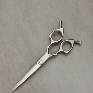 Hermosas Tijeras de Peluquería de Acero Inoxidable AUS8 para Diestros, Hojas Rectas y Afiladas, Impresión Láser, Aleación de Aluminio Convexo - Product Image 6
