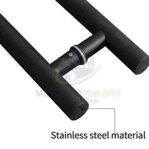 Durable Metal H Shape Pull <b>Handles</b> Designed For Contemporary Spaces And Entrances H Shape Pull <b>Handles</b> - Product Image 5