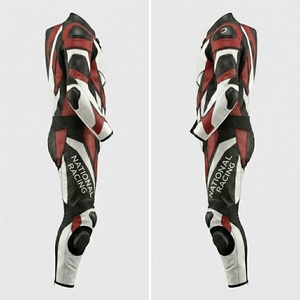 Combinaison de course moto en cuir personnalisée, équipement de moto, fournisseur OEM, vente en gros, vêtements de protection pour motards, cuir de vachette, piste - Product Image 3