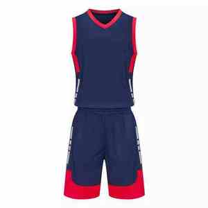 Tenues de sport tendance, uniformes de basket-ball, couleur unie, sans manches, respirants - Product Image 5