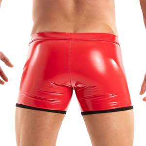 Boxer Kinky Bondage Noir pour Hommes, Vêtements de Club Fetichistes, Coupe Ajustée, Sous-vêtements Sexy - Product Image 4