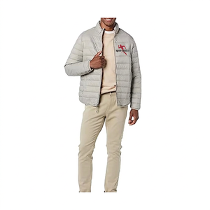 Chaqueta acolchada negra para hombre Sportscode, con cuello alto, cierre de cremallera y forro de sherpa, para invierno. - Product Image 5