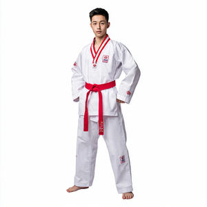 ชุดฝึกซ้อมและแข่งขันเทควันโดสำหรับนักกีฬาต่อสู้ - Product Image 2