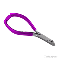 Pince à cuticules professionnelle en acier inoxydable durable, fabriquée au Pakistan, pour ongles des doigts et des orteils, ouverture large, haute qualité, en gros