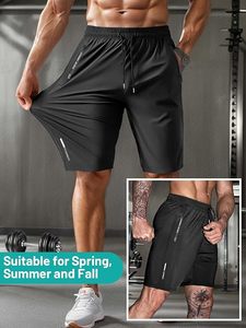 Pantalones Cortos Deportivos 2 en 1 de Alta Calidad para Hombre, Ajuste Casual, Transpirables, con Bolsillos Personalizables, Color Sólido, Venta al Por Mayor, OEM - Product Image 2