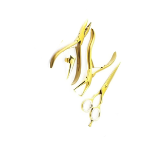 Multi Functional Stainless Steel <b>Bead</b> Bond Tool Flat Tip I Tip Hair Extension <b>Beads</b> Installation Plier Commercial Use <b>Kit</b> - Product Image 6