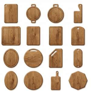 Tabla de cortar cuadrada de madera de acacia con mango, apta para lavavajillas, para carne y frutas - Product Image 5