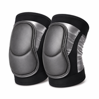 Genouillère de volleyball en gel bleu respirante et compressive avec protection souple – Vente en gros