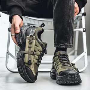 <b>Shoes</b> for <b>Men</b> Mesh Breathable <b>Platform</b> Sneakers Outdoor Fad Sports Tooling Mountaineering Light Luxury New Thick Sole <b>Mens</b> <b>Shoes</b> - Product Image 3