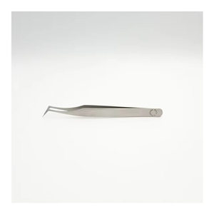 Pinces à épiler pour extensions de cils en acier inoxydable de haute qualité avec pointe fine pour kit d'outils de maquillage fabriqués au Pakistan - Product Image 4