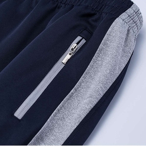 ชุดวอร์มสีน้ำเงินกรมท่าแบบ unisex เสื้อแจ็คเก็ตซิปยาวเต็มตัวพร้อมกระเป๋าข้าง สไตล์สปอร์ต เหมาะสำหรับใส่ในฤดูใบไม้ร่วง ทรงปกติ - Product Image 3